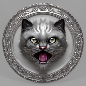 AI绘画关键词之“猫徽章‘’-江南图