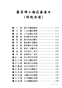 图片[2]-陈氏嫡传《蔡李佛小梅花拳》 PDF版本-江南图